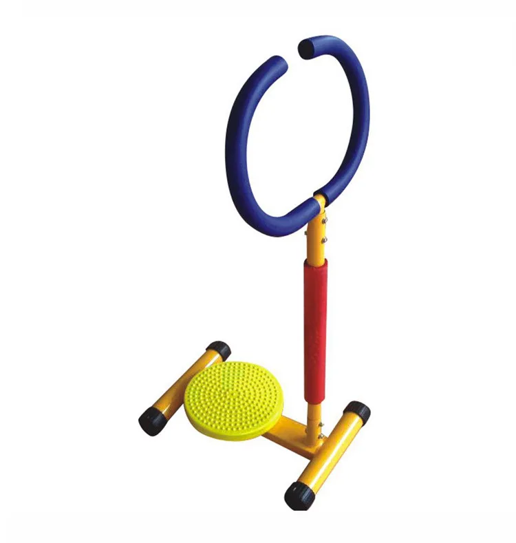 Children Body Training Footprint Massage Indoor Kids Waist Twister Gym Fitness Equipment With Soft Handle