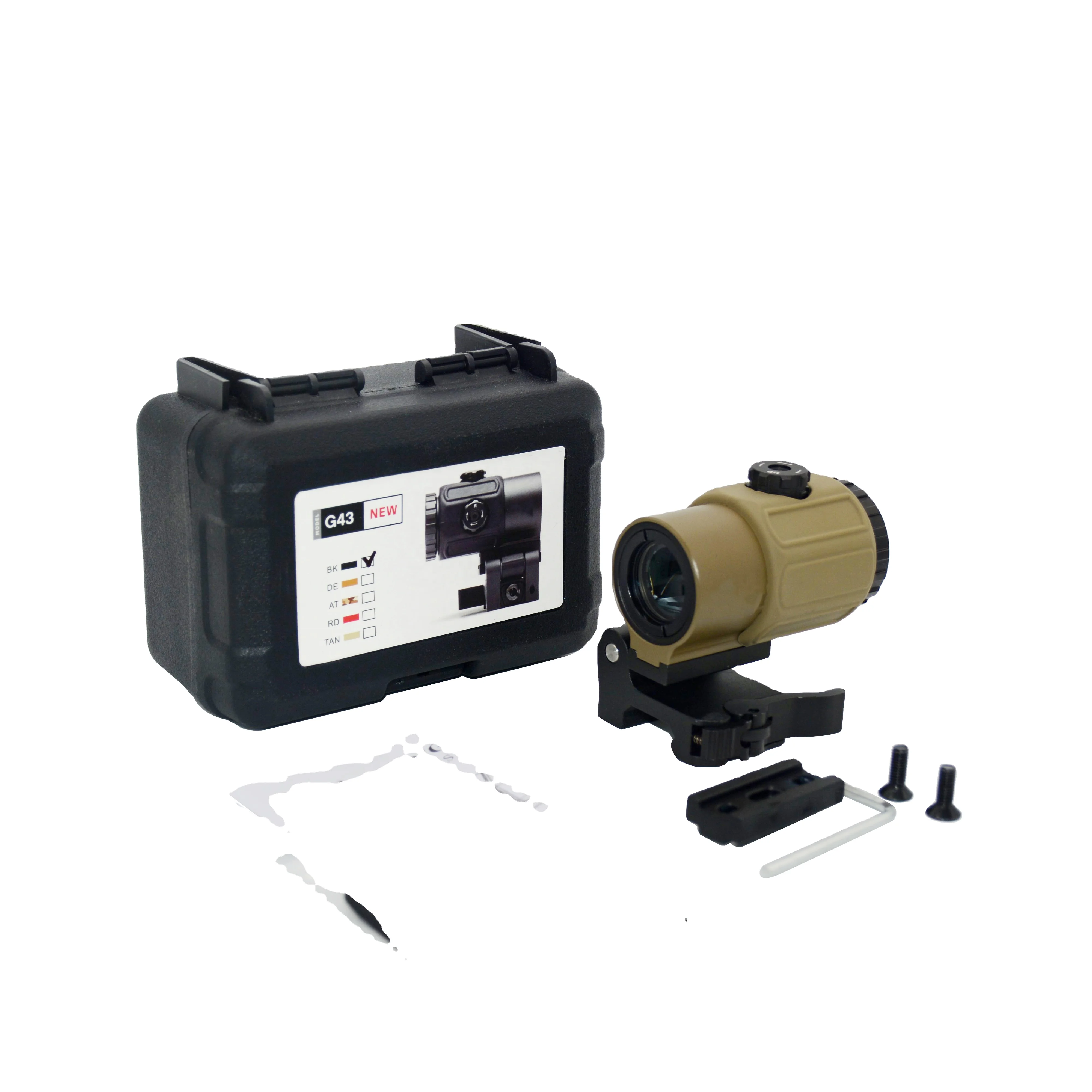 3X Magnifier Sight G43 Scope With Switch to Side Quick Detachable QD Mount Apply Red Dot Sight 558