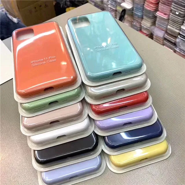 High Quality Box Packaging Silky Soft Touch Full Body Protective Phone Case Shockproof Cover For Iphone 15 Pro Max Silicone case