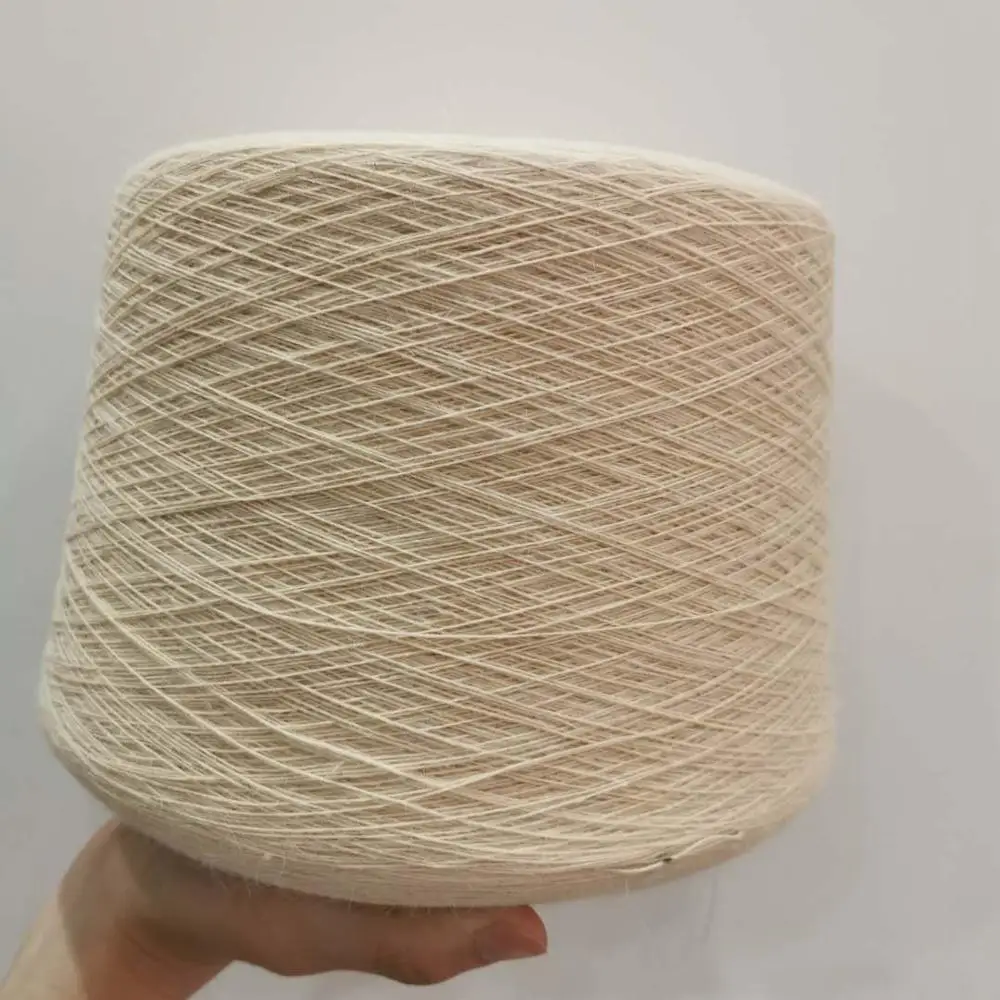 Оптовая продажа 66 цветов 1/16NM 10% шерсть Ангорского Кролика пряжа, смешанная пряжа свитер из ангоры пряжи