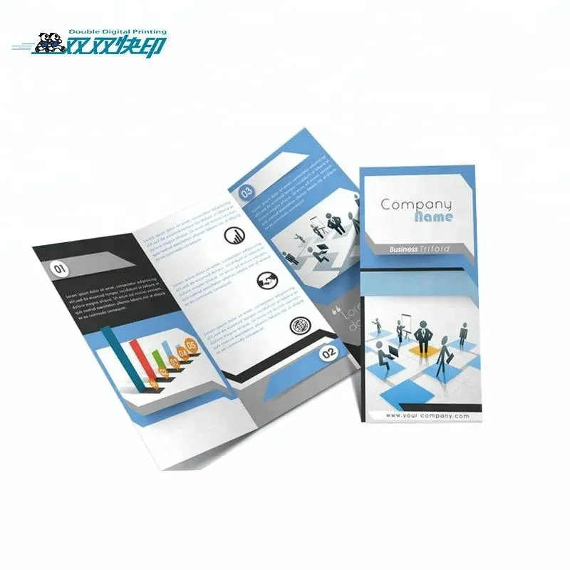 Custom Company Brochure Catalogue Digital Printed Magazine Flyer Booklet Cardboard Paper for Business Use