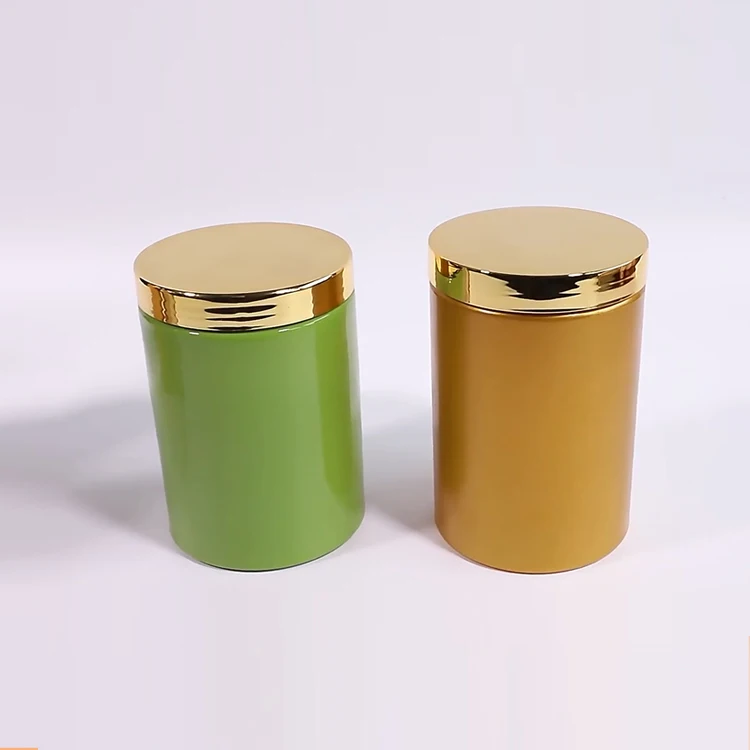 Custom 1oz 2oz 30g 200ml 8 ozs 6oz 100ml 12 32 oz 8oz 500ml Cosmetic PET Mason Scrub Container Plastic Cream Jar With Lids