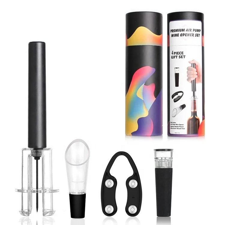 Sunway New Product Ideas 2022 Air Pressure Pump Corkscrew Wine Bottle Fast Pump Wine Opener