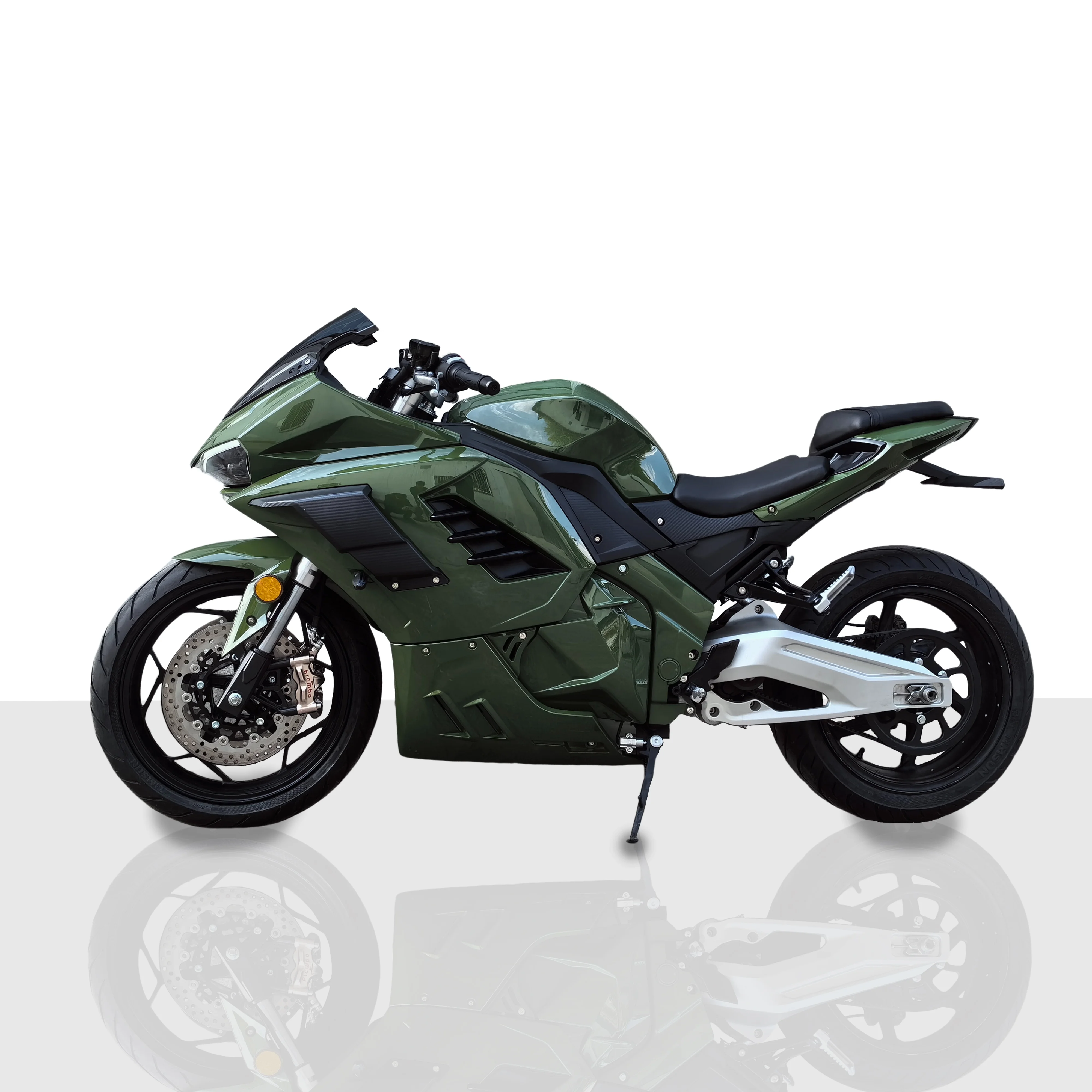 High Accessories Water-Cooling System 20000w 96V Lithium Mid Drive Electric Motorcycle