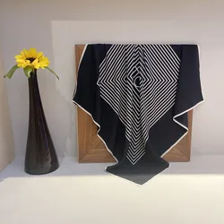 Silk Scarves 16mm Silk CDC Custom Designer Brand 90*90 Screen Printing Silk Scarves