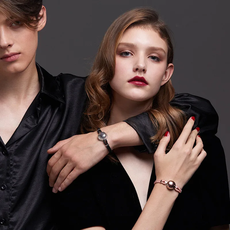 Morse Code Series Portable Charging Couple Induction Remote Bracelet Jewelry