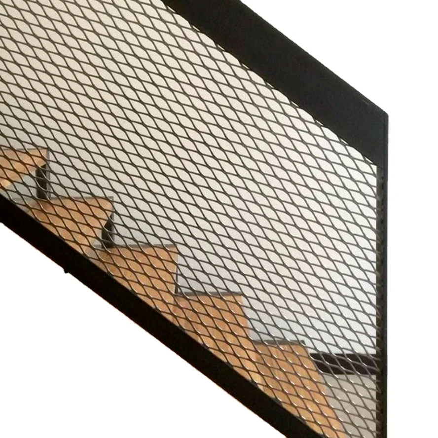steel stainless steel expanded metal mesh with powder coating for Stair handrail