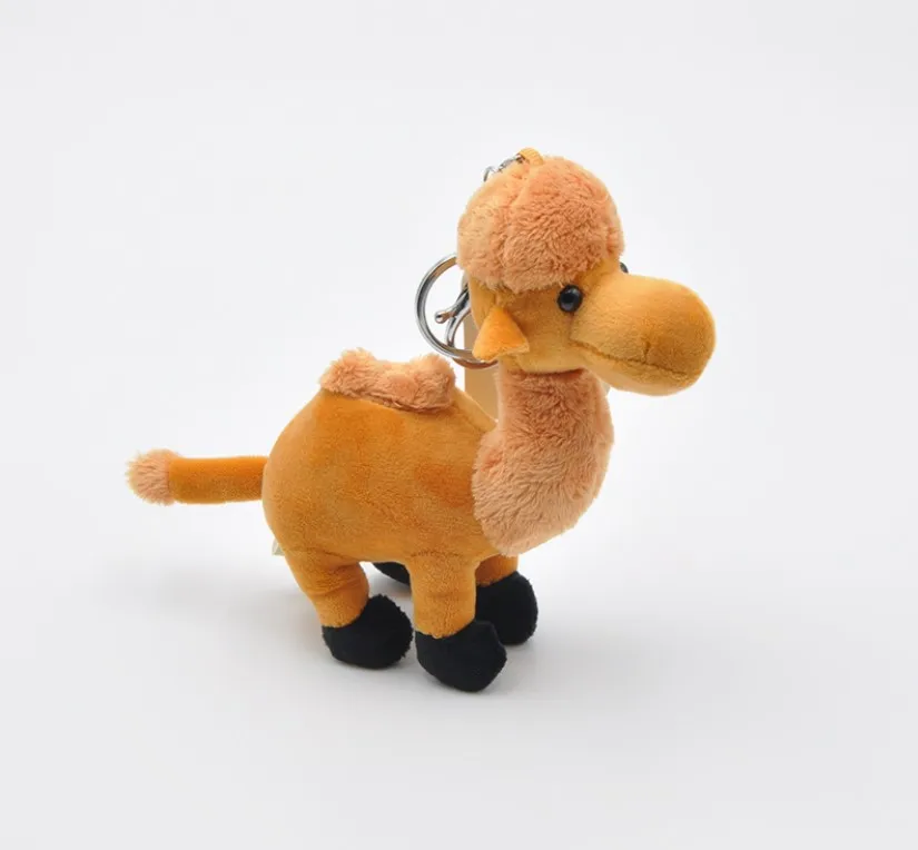 Good quality Desert animal plush camel stuffed toys plush camel custom keychain logo manufacturer