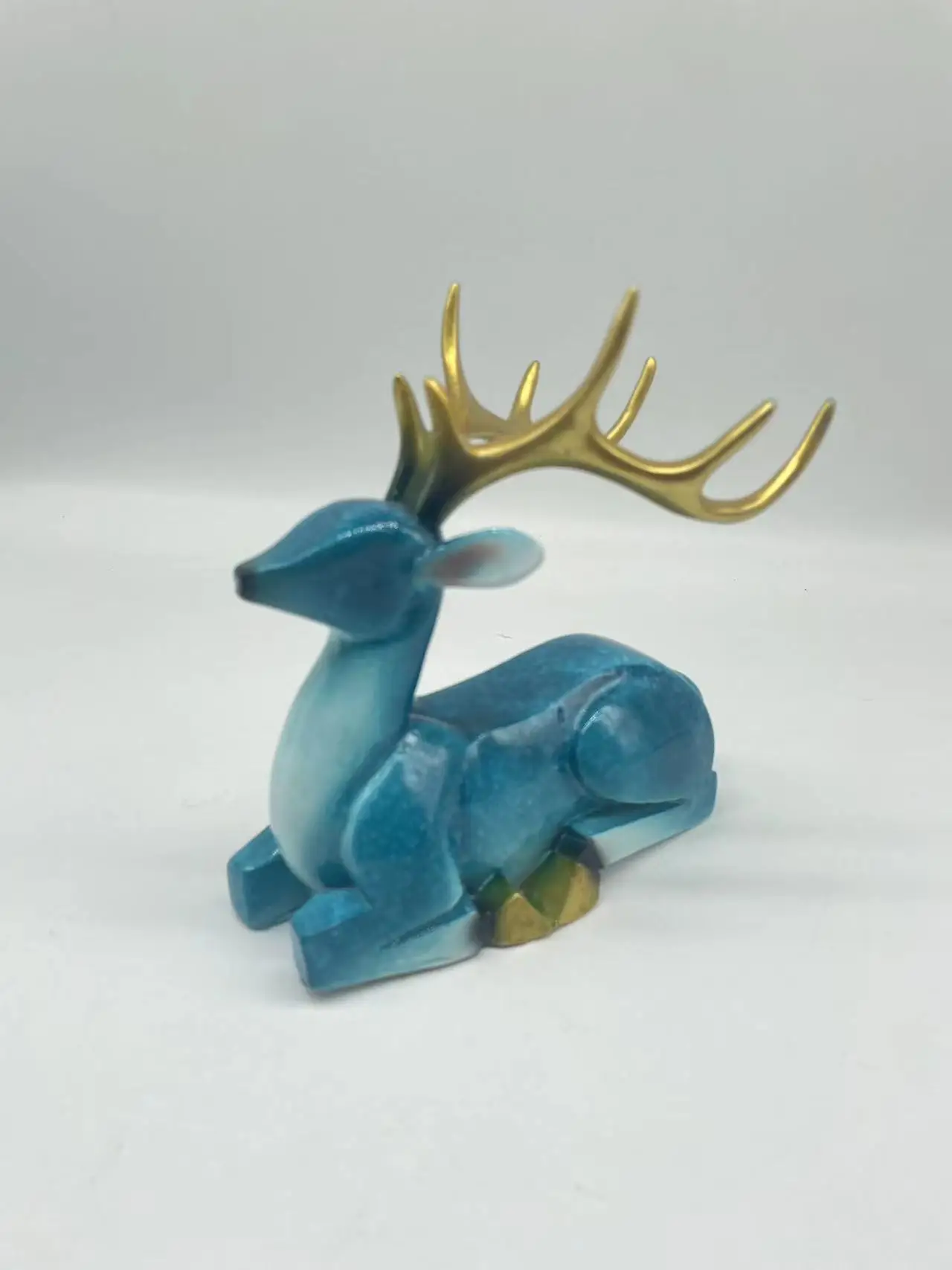 Sika Deer Figurines Desktop New Ornaments Animal Resin Home Decoration