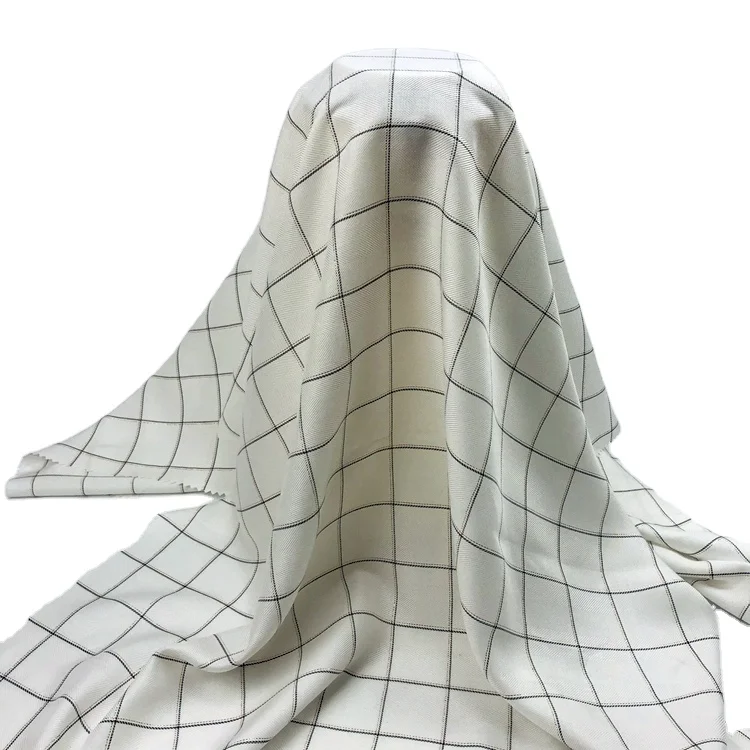 viscose lurex twill fabric