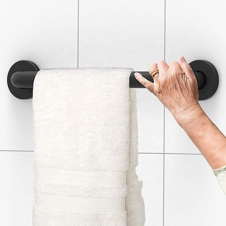 Stainless Steel Matte Black Grab Bar Wall Bath Safety Shower Balance Grab Bar