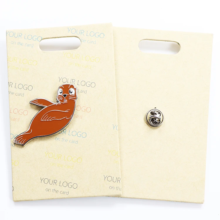 High quality personalize supplier custom cute anime trendy glitter enamel pin with a backing card