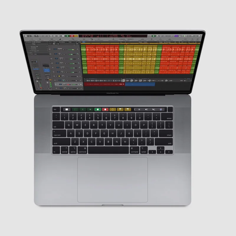 Силиконовый чехол для клавиатуры для Macbook Pro 16 дюймов