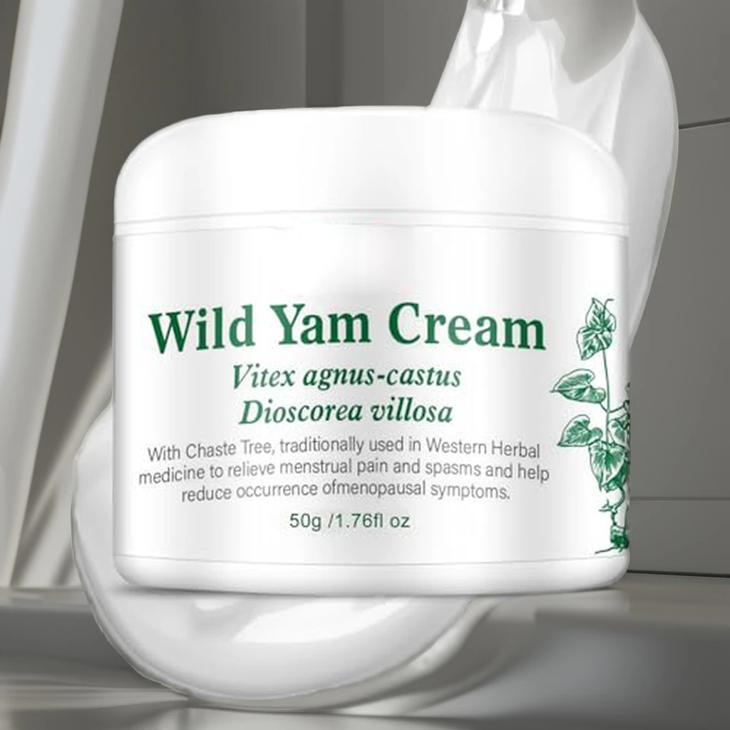 Private Label Wild Yam Face Cream For Skin Care Moisturizing Cream Natural Organic Best Facial Cream Jar For Hormone Balance
