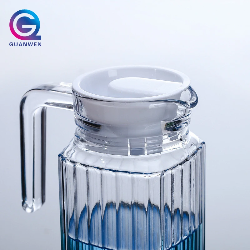 800ml Water Pitcher With Lid Plastic Water Jugs Glass Jug Carafe