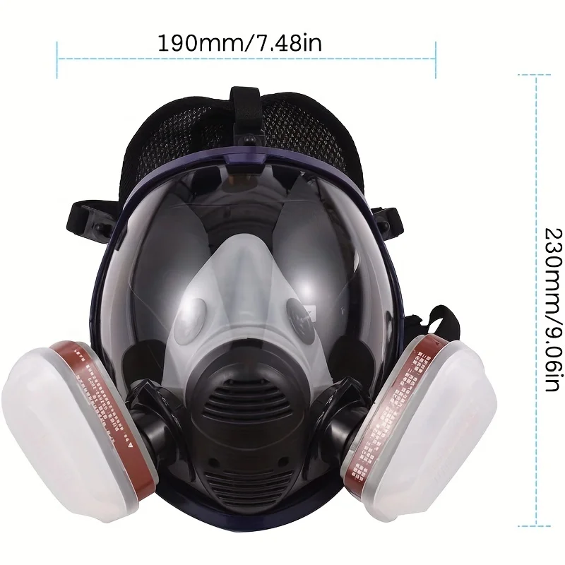 Supply Approved Tactical Smoke Emergency Silicone Additional Filt Full Face Inhaler Gas Maskry