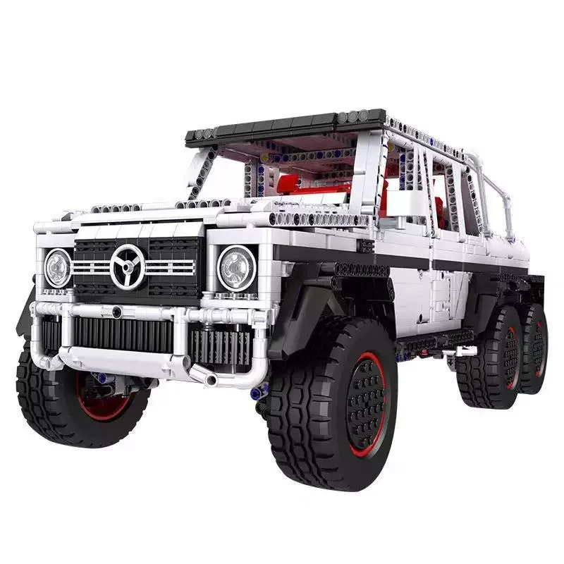 Mould King 13061 G700 6X6 Desert Racing Models Block Building Toys Plastic Car Model Building toys