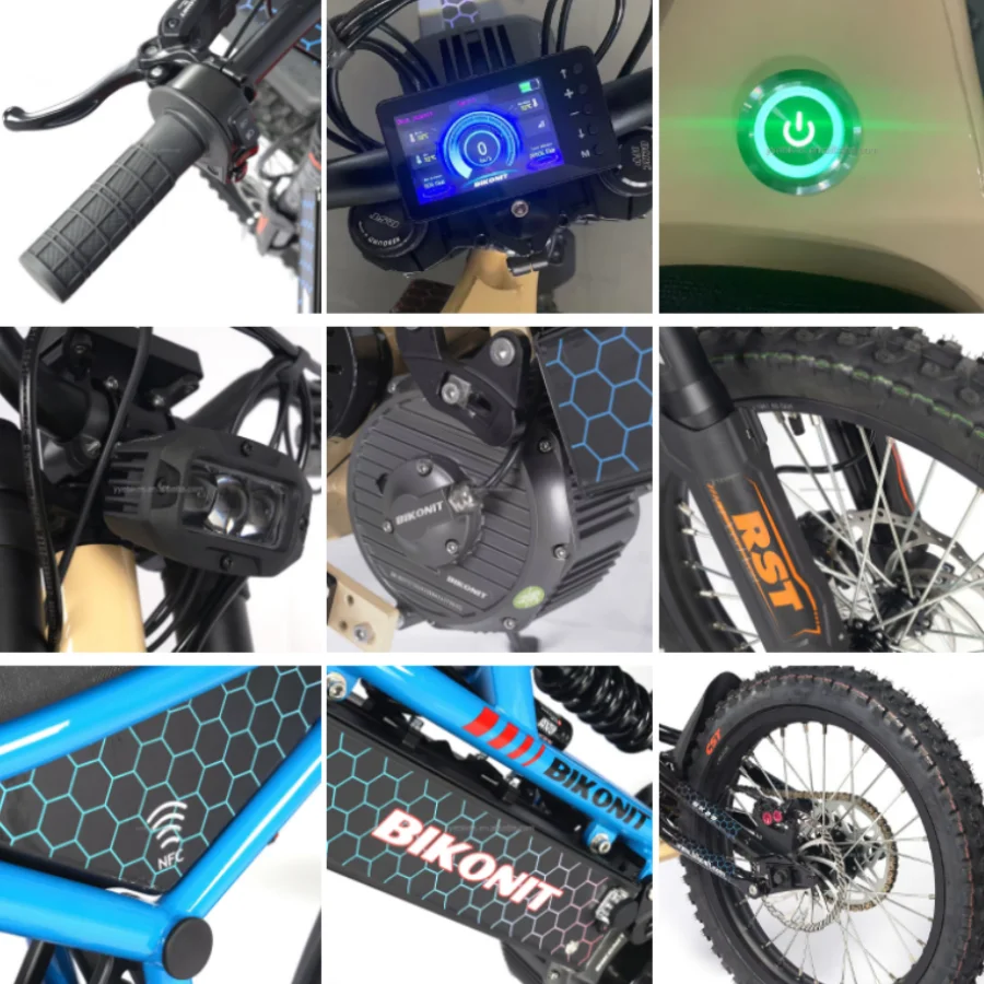2024 Super Monster 72V 28000W BIKONIT BK28 Adult Dirt Ebike Light Bee X Hyper Bee Ultra Bee Electric Bicycle Bike Newly sale