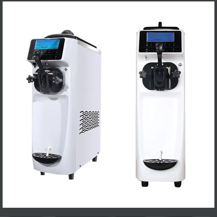 Commercial Soft Ice Cream Machine Factory Cheap Price Expanded Milk Water Soft Ice Cream Maker Restaurants New Pump Motor