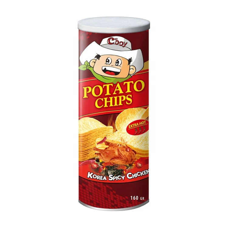 Stackable gluten free potato chips