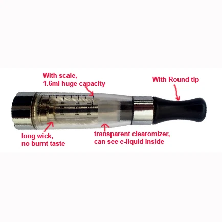  Аксессуары для электронных сигарет клиромайзер 510 Thread Vape Pen EGO CE4