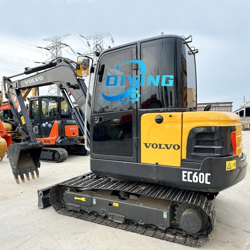 Diying Высокое качество 6 тонн б/у Volvo мини-экскаваторы используется ec60 140 210 240 экскаватор в Китае для продажи