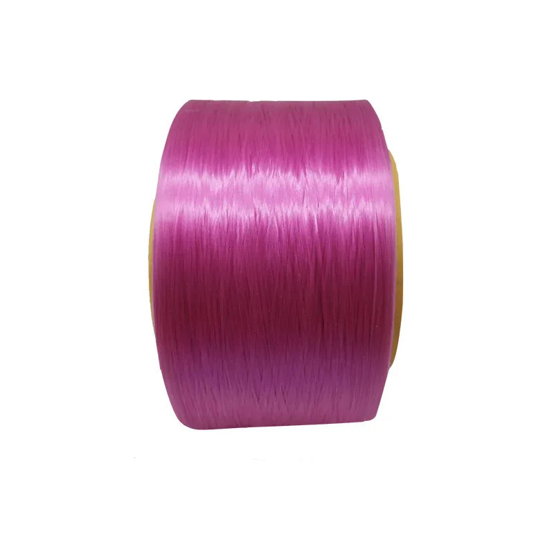 Polyester Yarn FDY 150D/48F Bright Trilobal Golden color Polyester Filament Yarn