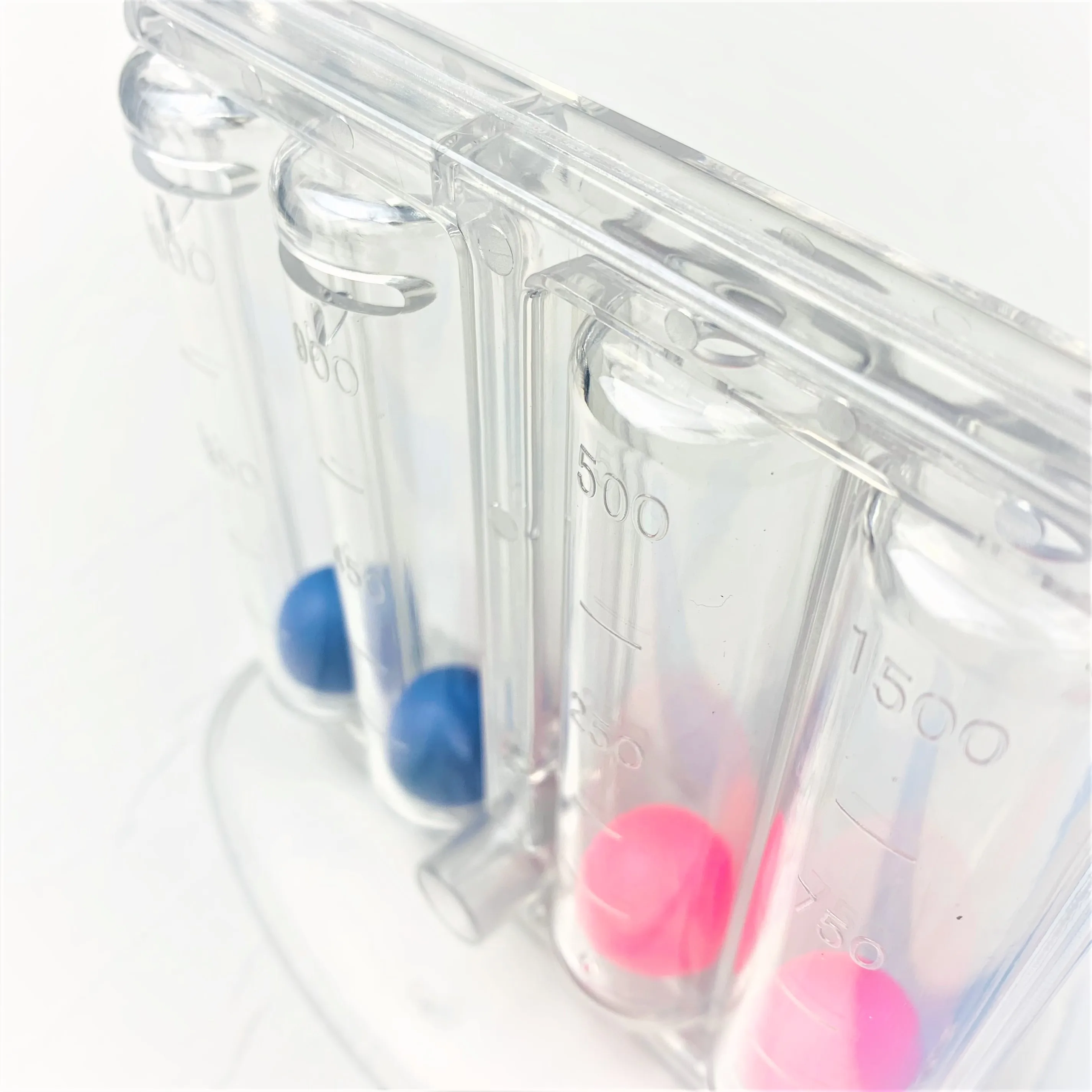 4 ball Digital Spirometer Volumetric Incentive Spirometer Lung Spirometer Quadruple Ball-Expiratory&Inspirator