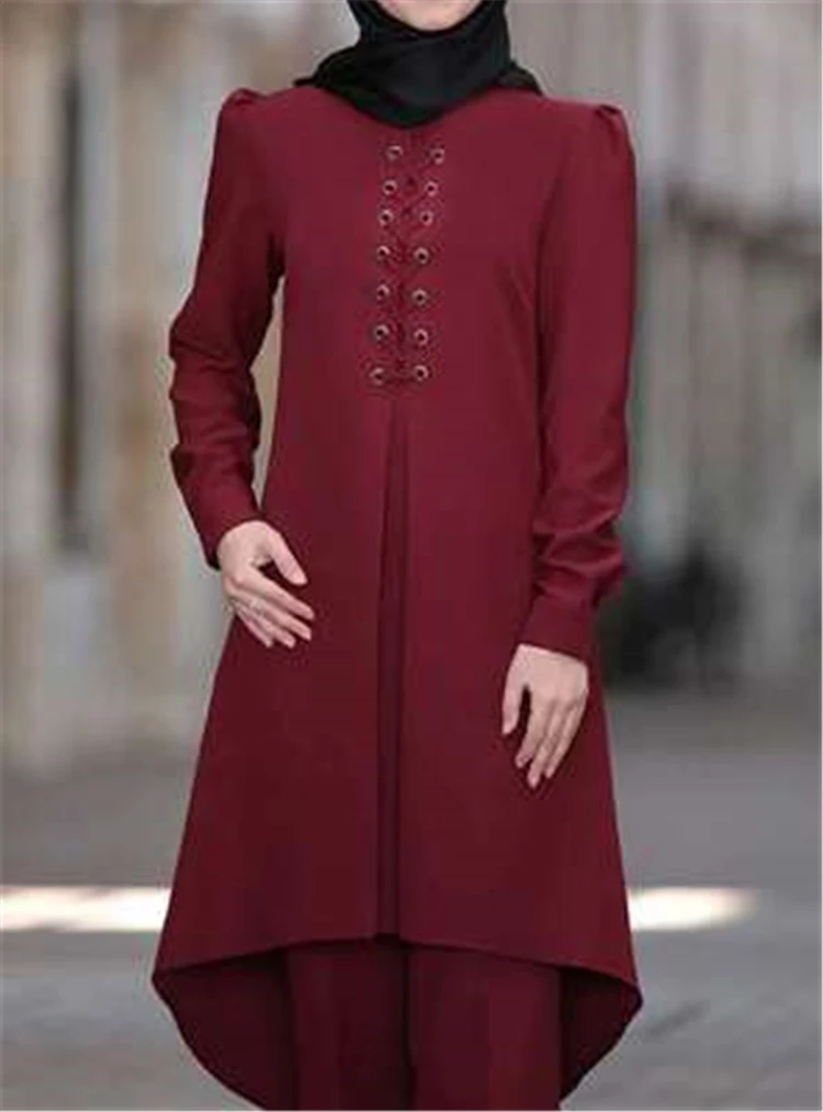 dubai abaya turkish 2 pcs set muslim dress long pants women moroccan kaftan islam elbise islamic clothing