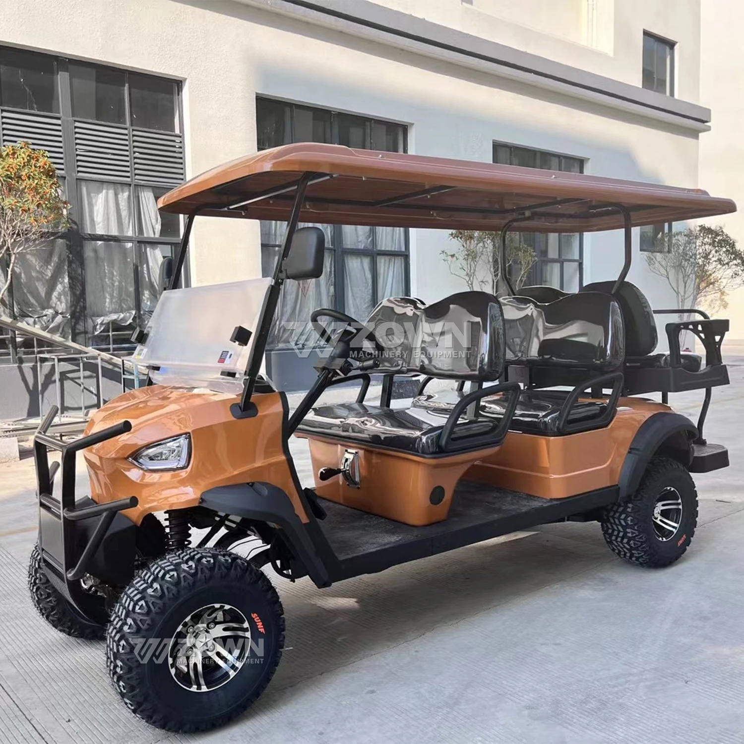 Лидер продаж 4-местный новый гольф-автомобиль 2 + 1 ряд сидений с бампером на крышу автомобиля заказ