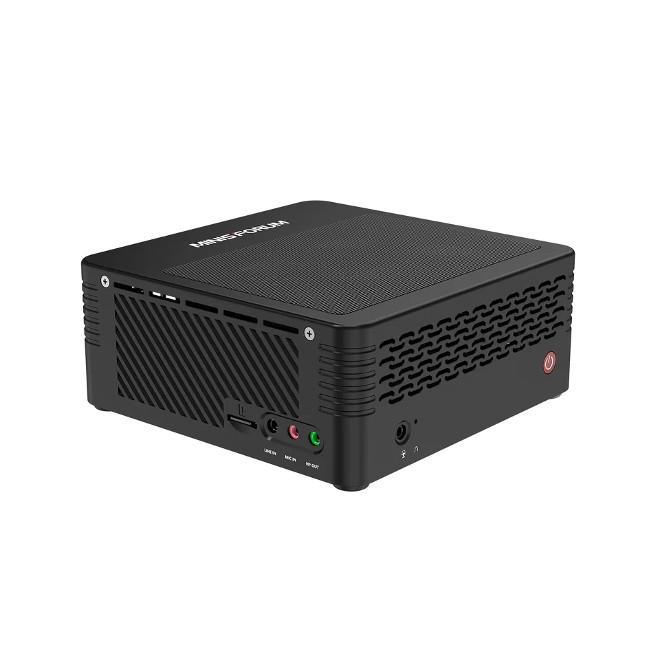 MINISFORUM X500 AMD Ryzen7 5700G Octa Cores 16GB RAM DDR4 Dual Nic Small Desktop Windows 11 Gamer Mini PC for Office