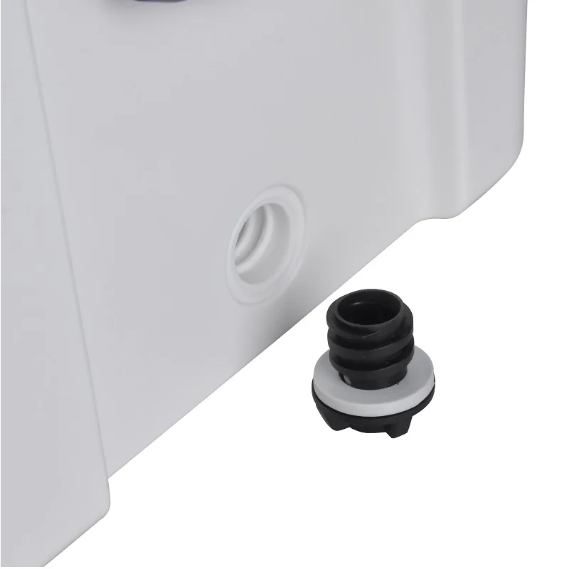 Rotomolded Plastic Cooler Box Accessory Leak Proof Quick Drain Plug Replacement with Silicone Gasket Sealing