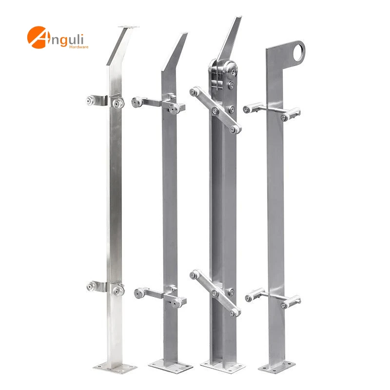 2024 guard railing system novel design Baluster Pipe Balcony posts stair railings fittings