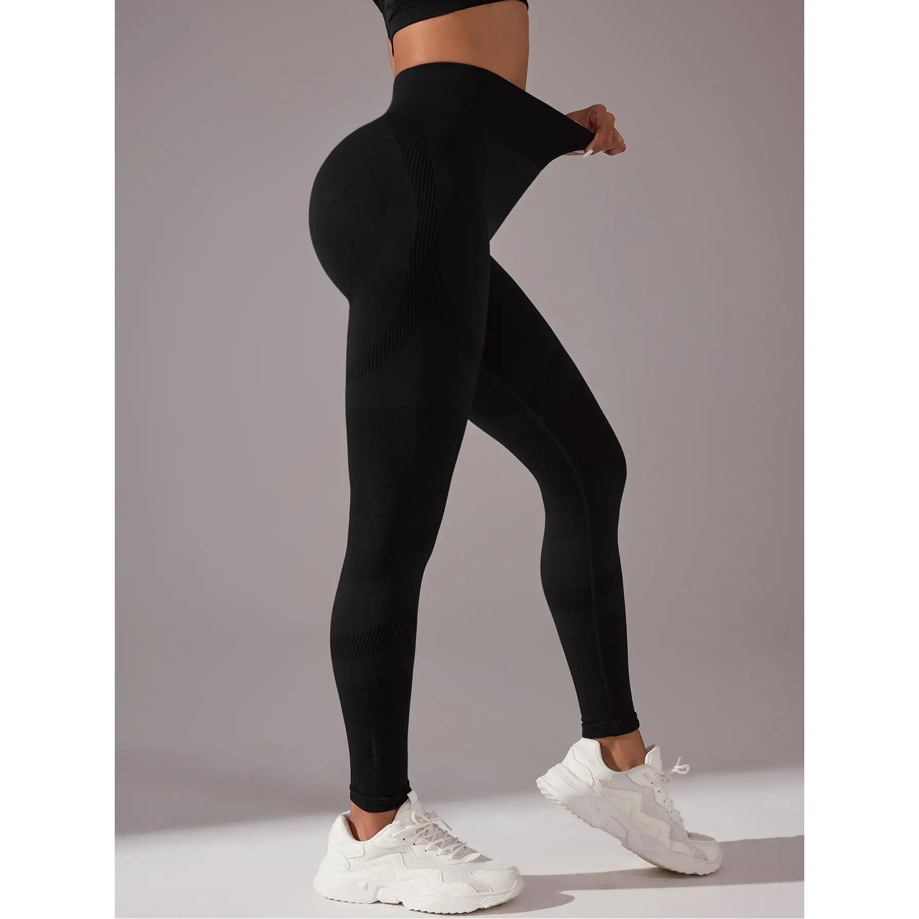 Yoga Sets Tights korea yoga leggings Fabric Bulk Hight Quality Mujer Clearance Wholesale Polainas De Sport Thick Sportswear Team