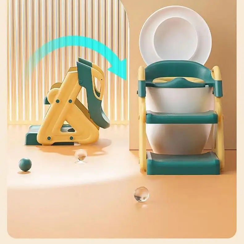 Portable 3 In 1 Baby Potty Training Toilet  Children Toilet Seat With Ladder