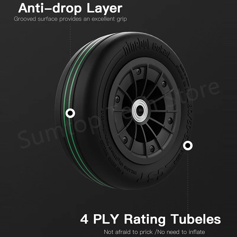 Original Front Wheel Assembly For Ninebot Gokart PRO Go Kart Pro2 Kit Refit Smart MAX Self Balance Scooter Front Tyre Accessory