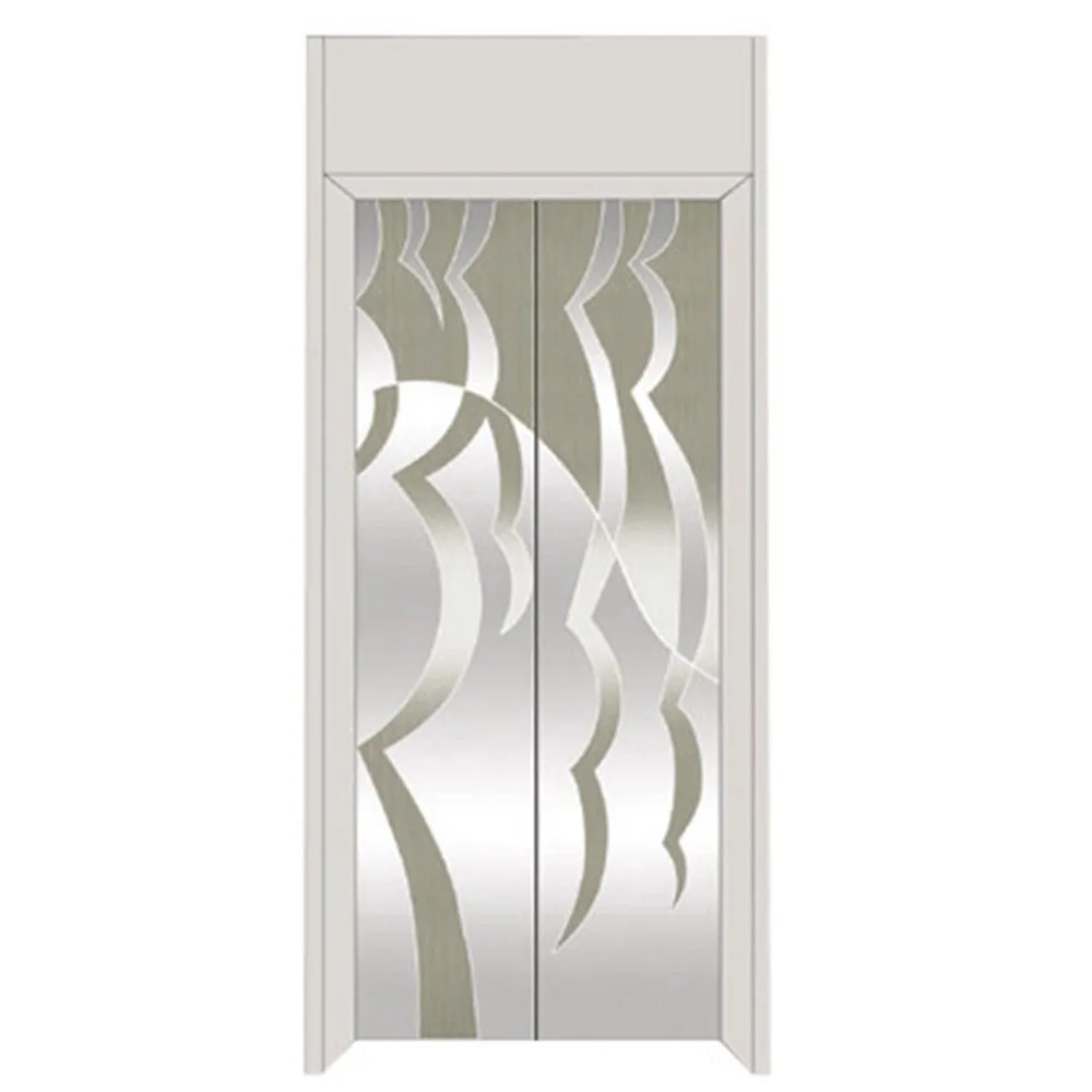 201 color mirror black titanium partial etching pattern sandblasting  high-grade elevator door corroded stainless  steel plate