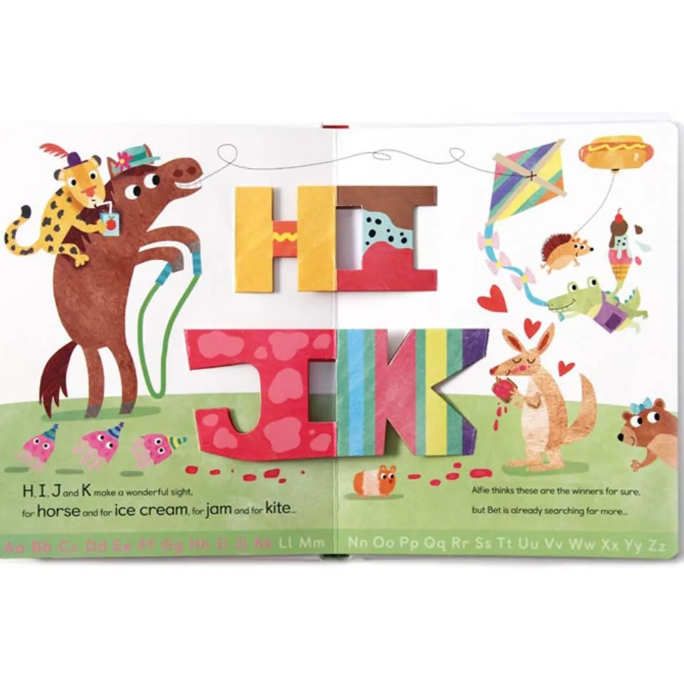 
Colorful Kid Movable Board Book Custom Animal Pop Up Book 