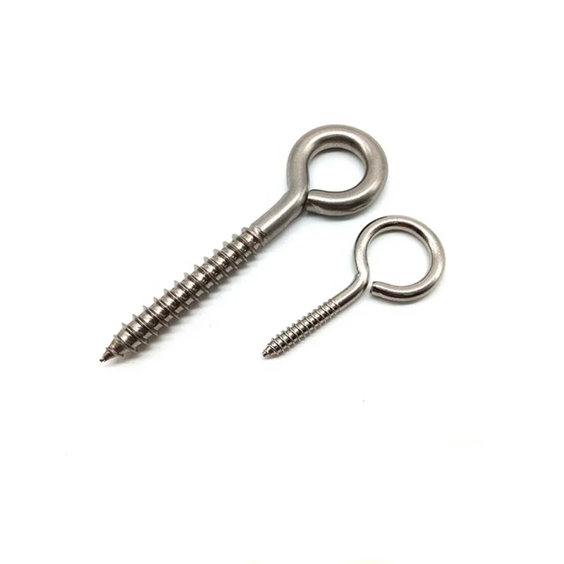 Stainless Steel M6 Long Eye Lag Screw