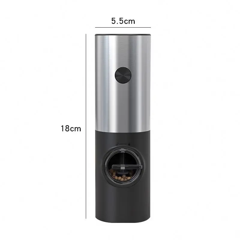 Kitchenware Professional Electric Electric Salt and Pepper Mill, Kitchen Appliances Electric Grinder With Led Light