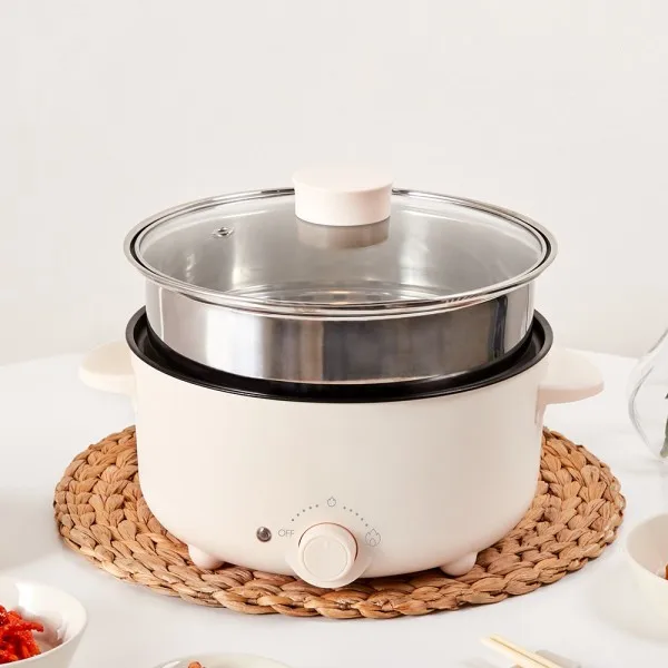 2022 HOT SALE 3L Electric Multi Cooking Pot Mini Electric Cooking Pot Electric Mini Hot Pot