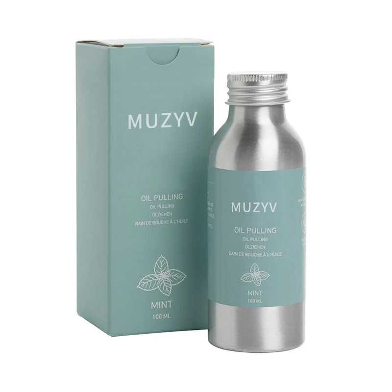 Private label natural eco friendly freshen bad breath black charcoal tea tree coconut mouthwash oil pulling