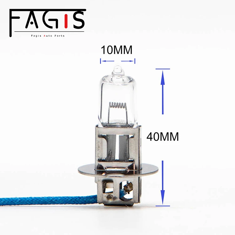 High Quality H3 24v 100w Clear Bulbs Auto Headlight Lamp Pk22s Base