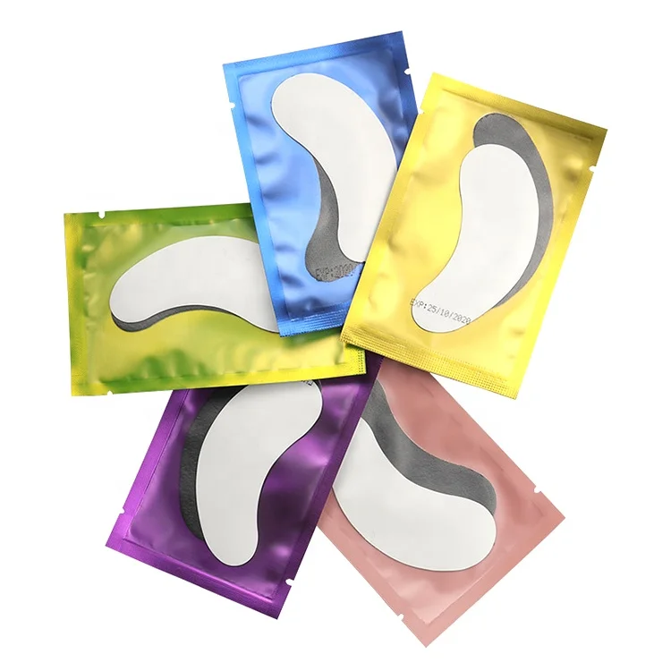 OEM factory lint free black under eye eyelash extension gel patch pad