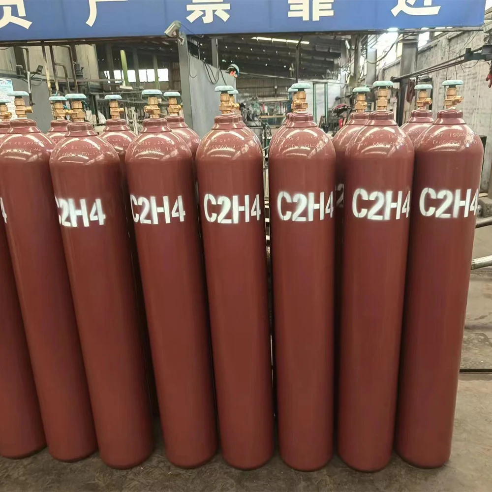 Оптовая продажа 40l цилиндр упаковка 74-85-1 этилен