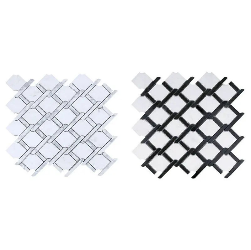 Nature Stone 300*320mm White Grey Marble Mediterranean Interior Wall Decor Hotels Porcelain Travertine Granite Slate Metal