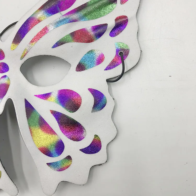 Beautiful Neon Butterfly Masquerade Ball Venetian Eye Mask