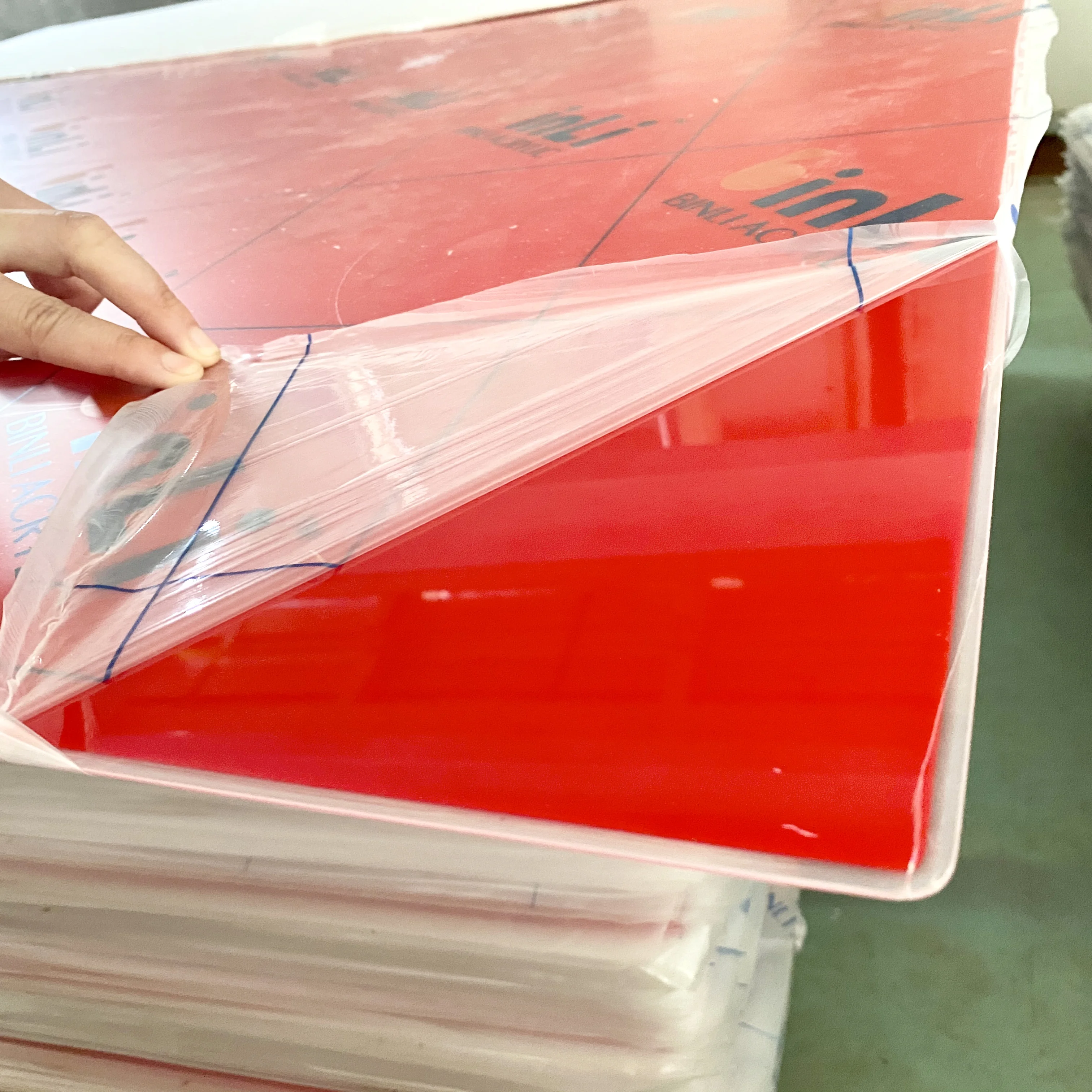 KINHO Backlight Acrylic LGP for LED Lighting PMMA Light Guide Panel Clear Customized Film Paper plastic sheet ACRYLIC SHEET