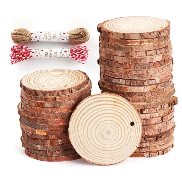 Lovely Pine Wood Chips for Crafts Decoration Pine Wood Slices for Crafts Decorations