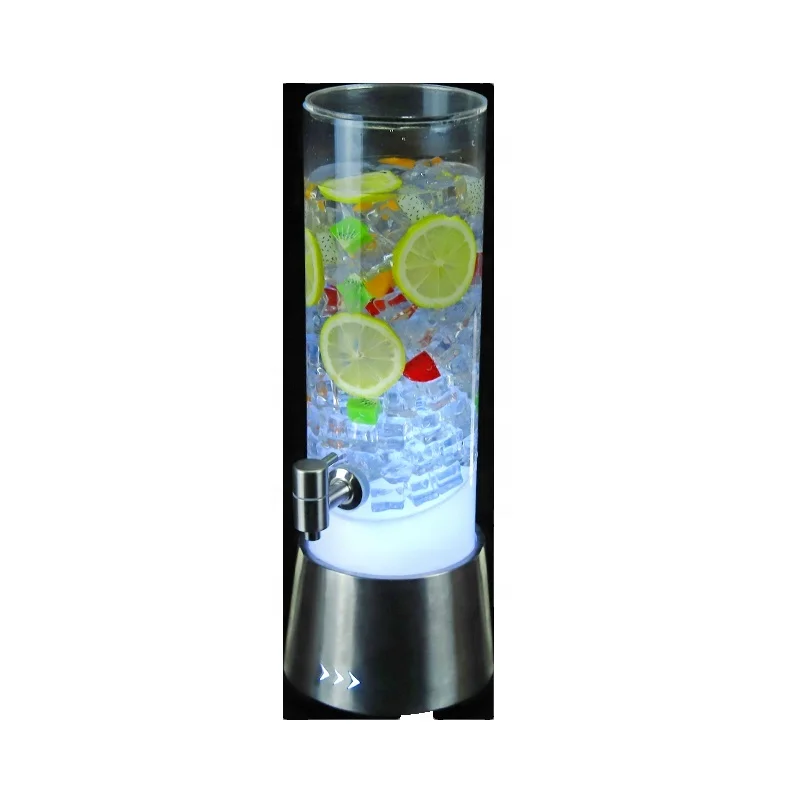 Stainless steel Draft Beverage Beer Dispenser portable light Tower with LED Lights